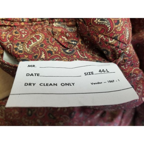 Stafford Executive Tan Brown Camel Hair Sports Coat Jacket Blazer 44L - Picture 7 of 10